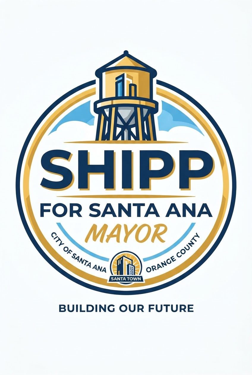 Shipp for Santa Ana Mayor campaign logo